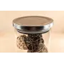 Емкость стеклянная с металлической крышкой 