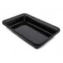 Блюдо для выкладки продуктов из меламина One Chef 30×19,5×5,5 см Черное