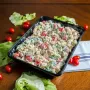 Блюдо для выкладки продуктов из меламина One Chef 30×19,5×5,5 см Черное