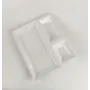 Блюдо для подачи из меламина трехсекционное One Chef 27×22,5×2,5 см Белое