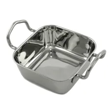 Форма квадратная с ручками с нержавеющей стали One Chef 11,5×11,5 см Форма квадратная с ручками с нержавеющей стали One Chef 11,5×11,5 см