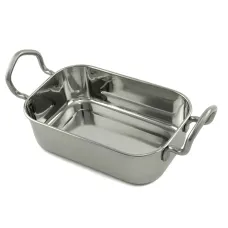 Форма прямоугольная с ручками из нержавеющей стали One Chef 14,5×9,5 см Форма прямоугольная с ручками из нержавеющей стали One Chef 14,5×9,5 см