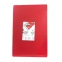 Доска разделочная двусторонняя LDPE One Chef 600×400×13 мм Красная