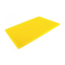 Доска разделочная двусторонняя LDPE One Chef 600×400×13 мм Желтая