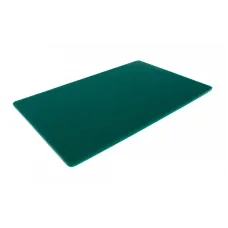 Доска разделочная двусторонняя LDPE One Chef 600×400×13 мм Зелёная