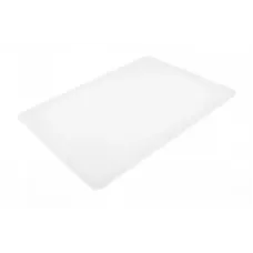 Доска разделочная двусторонняя LDPE One Chef 400×300×10 мм Белая