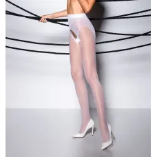 Еротичні колготки Passion tiopen 006 bianco (30 den) 1/2 Білий (PS24514)
