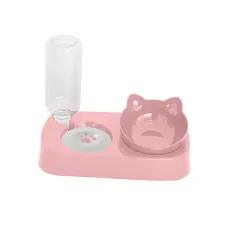 Миска для котов Taotaopets 119906 282х220х145 мм Розовый (6946-24453)