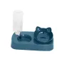 Миска для котов с автоматической поилкой Taotaopets 119906 двойная 22х28.2х14.5 см Indigo