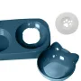 Миска для котов с автоматической поилкой Taotaopets 119906 двойная 22х28.2х14.5 см Indigo