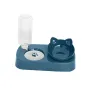 Миска для котов с автоматической поилкой Taotaopets 119906 двойная 22х28.2х14.5 см Indigo