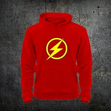 Худи Fruit of the Loom Флэш Логотип ДС Flash DC Comics Красный XL (1191088)