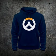Худи Fruit of the Loom Овервотч Логотип Logo Overwatch Синий S (129)