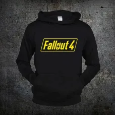 Худи Fruit of the Loom Логотип Фаллаут 4 Logo Fallout 4 Черный L (191977)