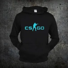 Худи Fruit of the Loom Лого КС ГО Logo CS GO Counter-Strike Черный XL (119665)