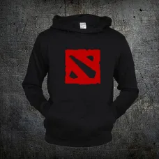 Худи Fruit of the Loom Лого Дота 2 Dota 2 Черный M (9702)