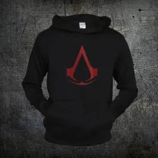 Худи Fruit of the Loom Лого Ассассин Крид Assassins Creed Logo Черный XL (119661)