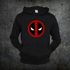 Худи Fruit of the Loom Дэдпул Логотип Logo Deadpool Черный XL (1192142)