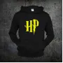 Худі Fruit of the Loom Гаррі Поттер Логотип Harry Potter Чорний M (94084)