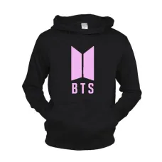 Худи Fruit of the Loom БТС BTS, K-POP Бантаны Черный S (7135)