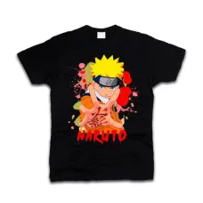 Футболка Наруто Аніме Naruto Black 152 см (397463)