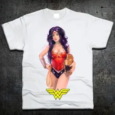Футболка Fruit of the Loom Диво Жінка - Wonder Woman DC Comics Білий 140 см (1191092)