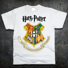 Футболка Fruit of the Loom Хогвартс Гаррі Поттер Hogwarts Harry Potter Білий 140 см (1194116)