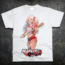 Футболка Fruit of the Loom Харлі Квін ДС Harley Quinn DC Comics Білий 128 см (192148)