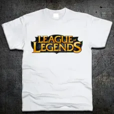 Футболка Fruit of the Loom Логотип Лига Легенд Logo League of Legends Белый 140 см (119634)