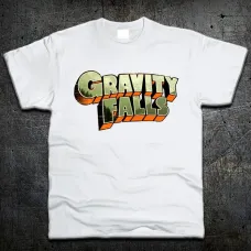 Футболка Fruit of the Loom Логотип Гравити Фолз Logo Gravity Falls Белый 128 см (193266)