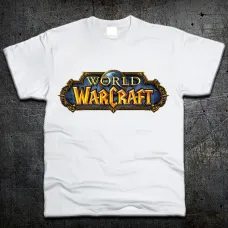Футболка Fruit of the Loom Логотип Варкрафт Logo World of Warcraft Белый 116 см (9283)