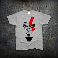 Футболка Fruit of the Loom Кратос Kratos God of War Серый 140 см (11195311)