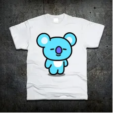 Футболка Fruit of the Loom Коала Коя от RM Рэп Монстра BT21 104 см (7396)