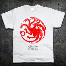 Футболка Fruit of the Loom Дом Таргариены Игра Престолов House Targaryen Game of Thrones Белый 104 см (3141)