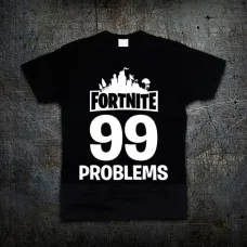Футболка Fruit of the Loom 99 Problems Фортнайт Fortnite Чорний XL (6195730)