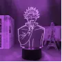 Настільний світильник-нічник Fan Girl Jujutsu Kaisen Sorcery Fight Чорний (12761)