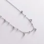 Кольє Шарики в білому золоті кіль01946 Онікс 43