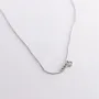 Кольє Маленьке коло з одним фіанітом (біле золото) кол01752 Онікс 45