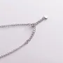 Серебряное колье Крестик с фианитами 181176 Оникс 39