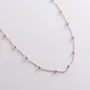 Колье Шарики в желтом золоте кол02030 Оникс 44
