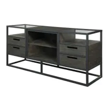 Тумба підставка для TV у стилі Loft NS-2097 630x1200x400 мм Черный Тумба підставка для TV у стилі Loft NS-2097 630x1200x400 мм Черный
