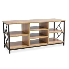 Тумба підставка для TV у стилі Loft NS-2103 680x1200x350 мм Черный Тумба підставка для TV у стилі Loft NS-2103 680x1200x350 мм Черный