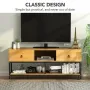 Тумба подставка для TV в стиле Loft NS-2109 580x1100x300 мм Черный