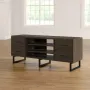 Тумба підставка для TV у стилі Loft NS-2111 830x1200x300 мм Черный