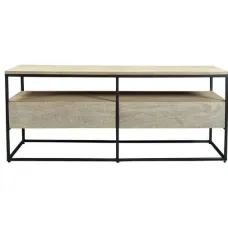 Тумба підставка для TV у стилі Loft NS-2116 530x1200x400 мм Черный