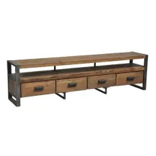 Тумба підставка для TV у стилі Loft NS-2130 580x2050x400 мм Черный Тумба підставка для TV у стилі Loft NS-2130 580x2050x400 мм Черный