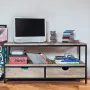 Тумба підставка для TV у стилі Loft NS-2147 580x1200x320 мм Черный