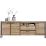 Тумба підставка для TV у стилі Loft NS-2148 630x1360x360 мм Черный