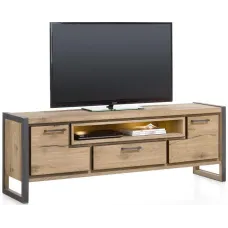 Тумба підставка для TV у стилі Loft NS-2150 680x1300x320 мм Черный Тумба підставка для TV у стилі Loft NS-2150 680x1300x320 мм Черный
