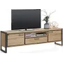 Тумба підставка для TV у стилі Loft NS-2151 630x1300x300 мм Черный